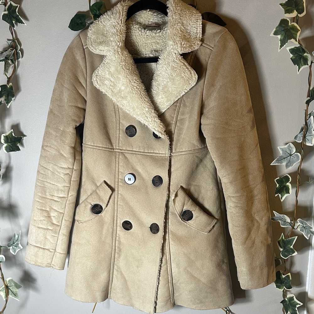 Maurices Cream Teddy Jacket